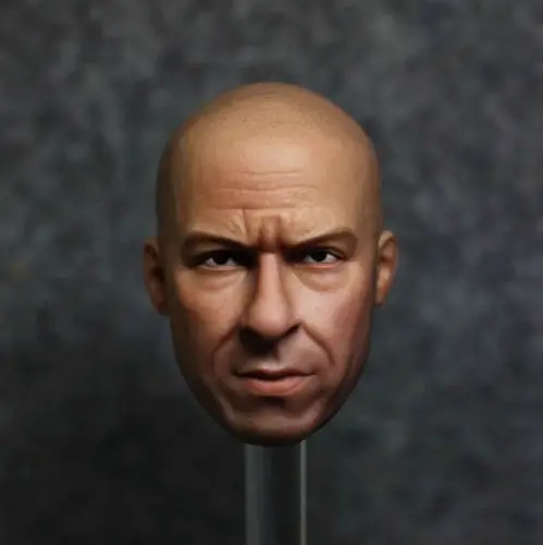 

Custom 1/6 Van Diesel Head Sculpt Fast & Furious 8 Headplay Head Carving for 12" Action Figure Doll Collection Toys