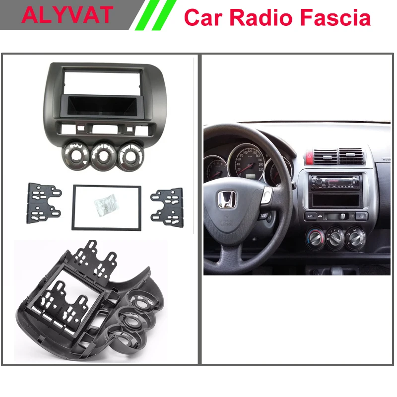 Fascia For Honda Jazz One Double Din Radio Dvd Stereo Cd Panel Mount