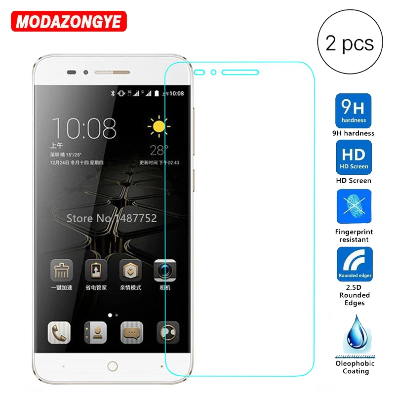 Закаленное стекло для ZTE Blade A610 Защита экрана пленка защитное закаленное A 610 2 шт. |