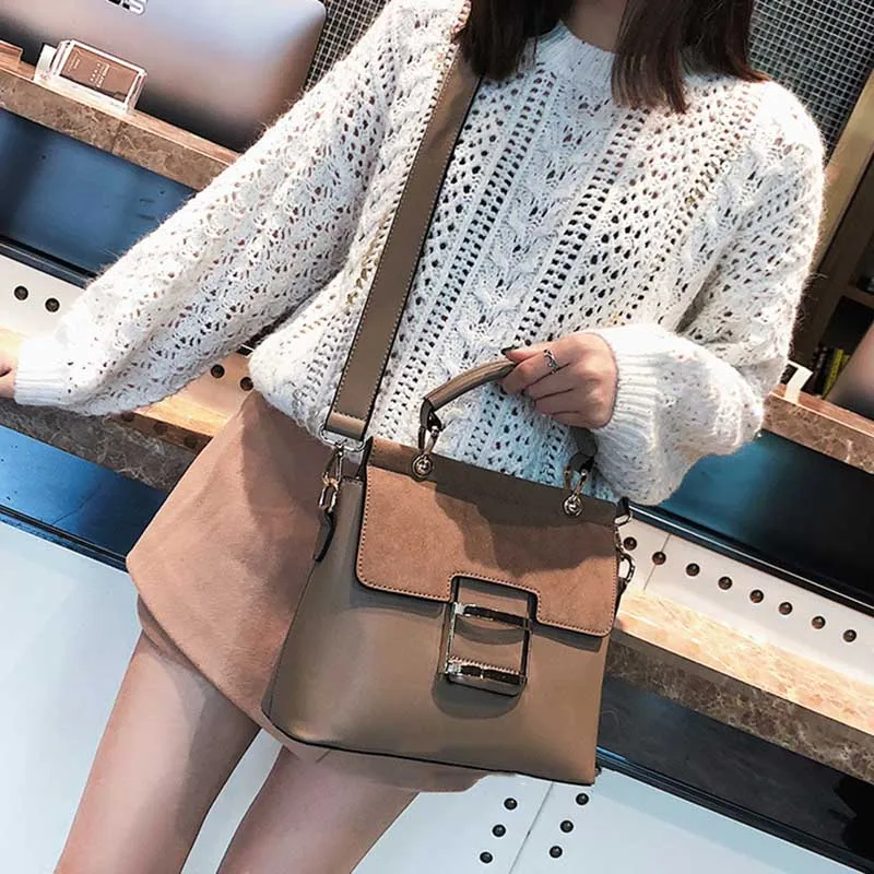 Women Luxury Leather Handbag Metal Hasp Female Messenger Bag Large Casual Lady Shoulder Bag Fashion Travel Crossbody SS7053 (10)