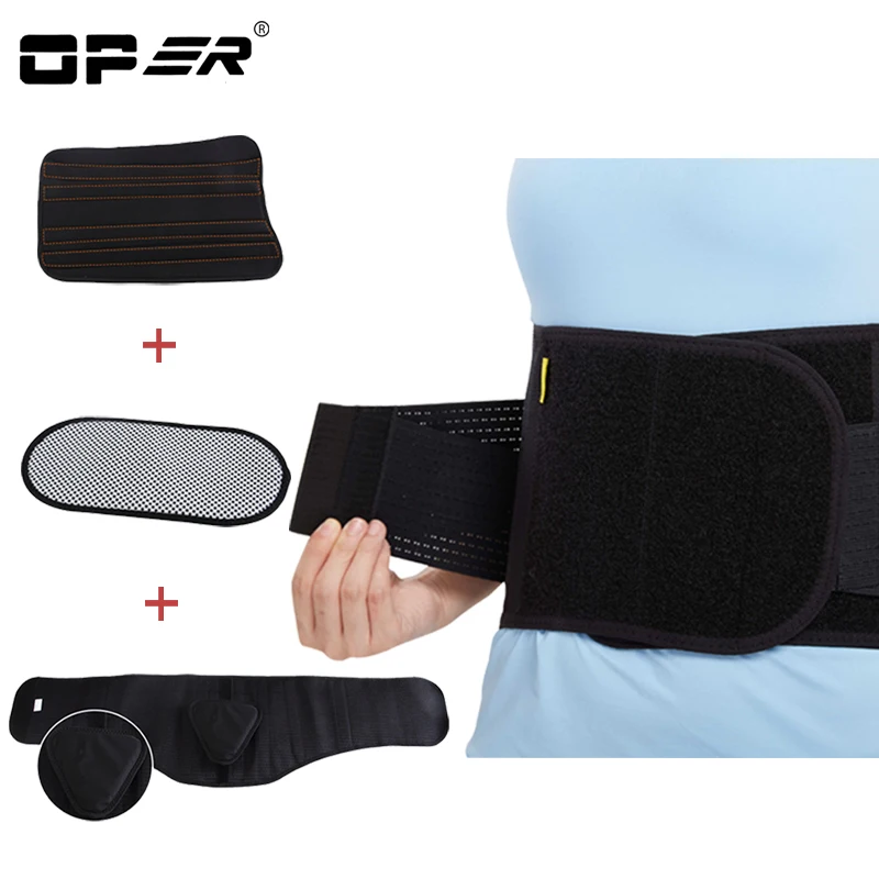 

OPER Lumbar Support High Elastic Breathable Mesh Health Care With Steel Waist Support Brace Posture Corrector Back Belts BO-16-1