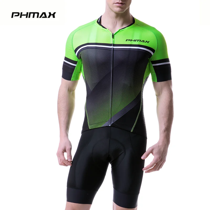 

PHMAX 2019 Summer Pro Cycling Jersey Set Shorts Sleeve Maillot Ropa Ciclismo Bicycle Sportswear Bike Clothing Cycling Set