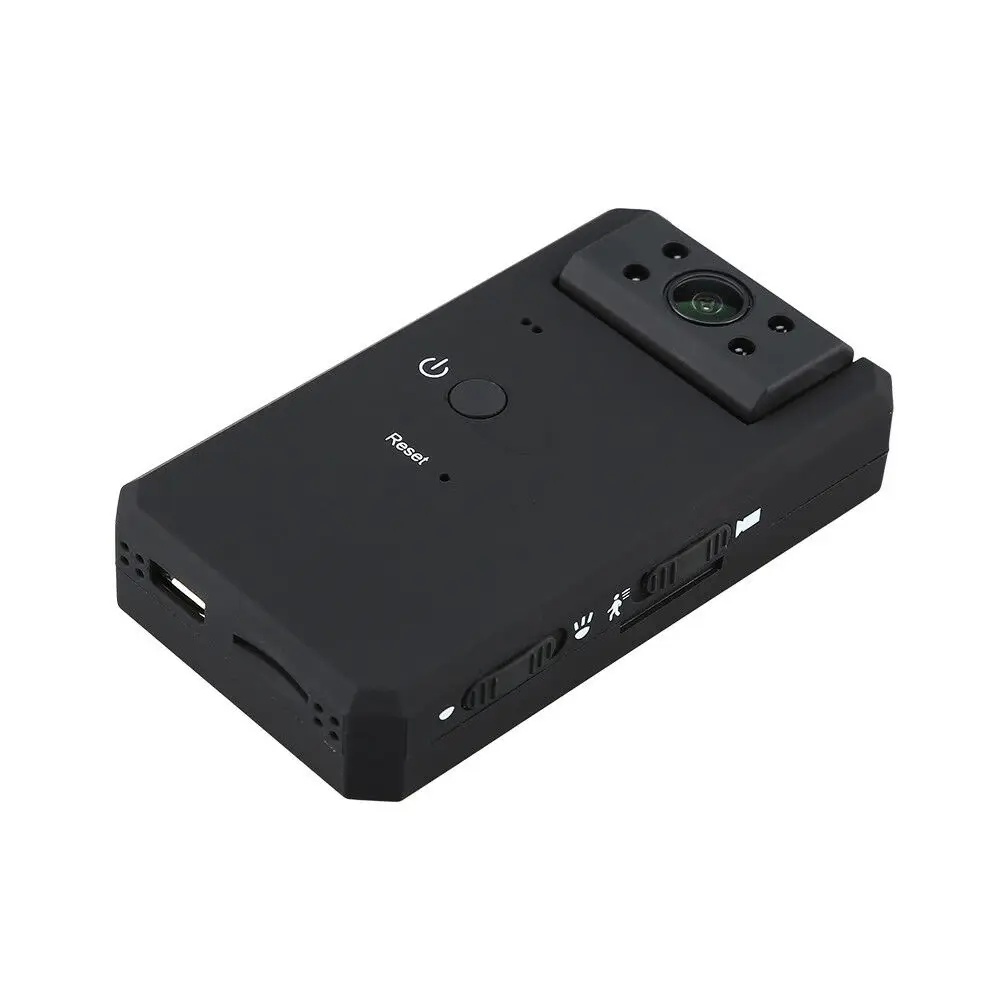 MD90 мини DV камера Черный 1080P инфракрасное ночное видение видеокамера 180 градусов