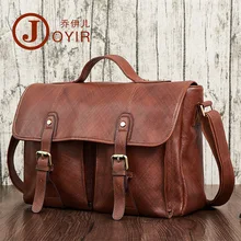 Оригинальная новая мужская сумка из натуральной кожи Мужская модная дамская сумка Мягкий растительный дубления кожаный деловой портфель A4631