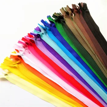 

U pick 100pcs full length 40 cm invisible zipper skirt will end invisible zipper pillow zipper Free shipping