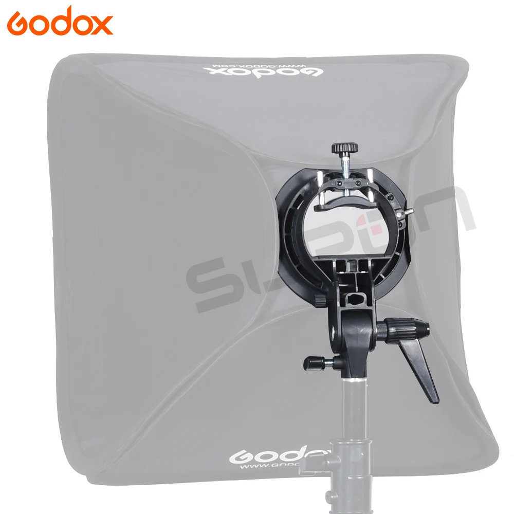 Godox s-тип прочный пластиковый кронштейн Bowens держатель для вспышки Speedlite Snoot софтбокс с отражателем аксессуары для фотостудии