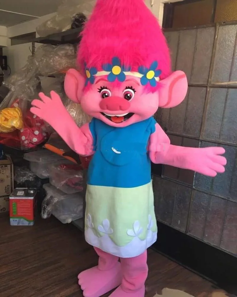 Trolls Branch Adult Mascot Costume BODY Suit Outfit Party Birthday Halloween NEW