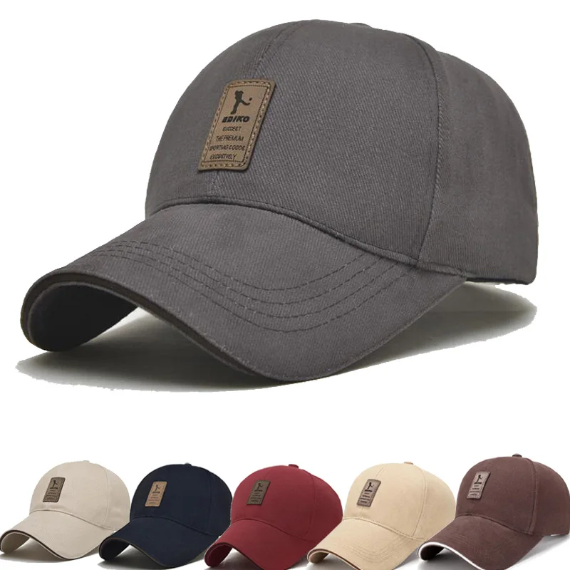 Hot Sale Golf Logo Cotton Baseball Cap Sports Golf Snapback Simple Solid Hats For Men Bone Gorras Casquette Truck driver cap