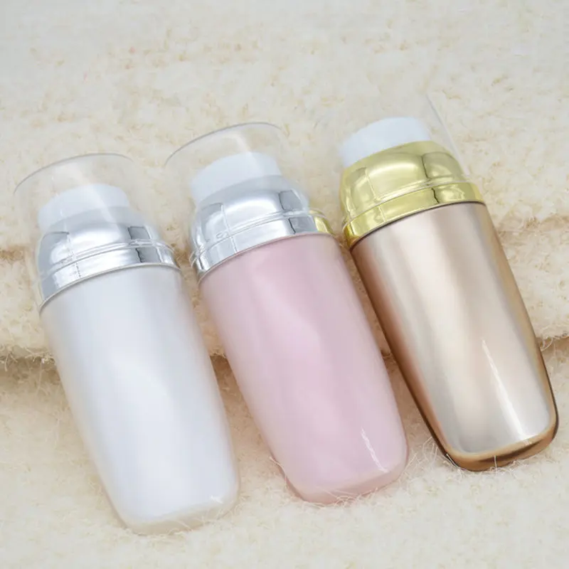 

100 x 30ml Empty BB CC Face Cream Acrylic Tubes Pink Gold Liquid Makeup Foundation Pump Airless Travel Bottles Containers