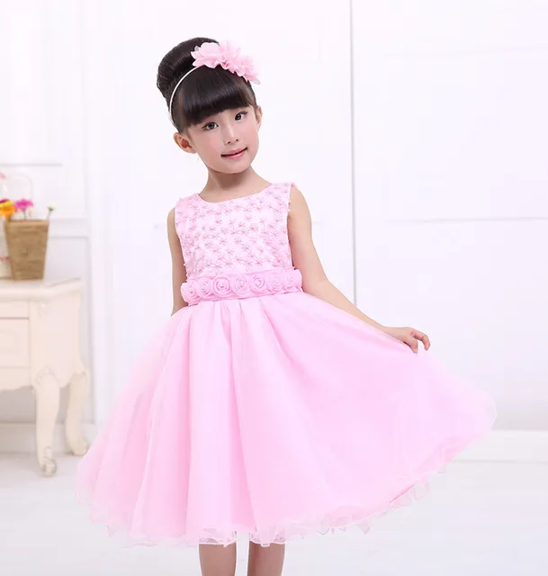Fresh and simple princess dress, flower girl dress wedding dress show