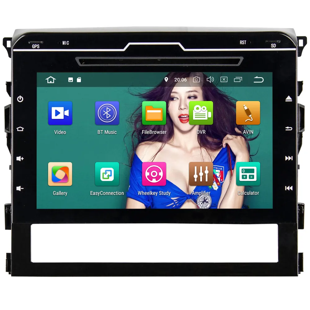 Clearance KLYDE 9" 4G Android 8.0 Octa Core 4GB RAM 32GB ROM Car DVD Multimedia Player Stereo For Toyota Land Cruiser LC200 2016 2017 2018 1