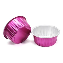 10 шт Твердые восковые инструменты Roud-shaped алюминиевая фольга плавления чаша с воском для удаления волос Розовый поддержка