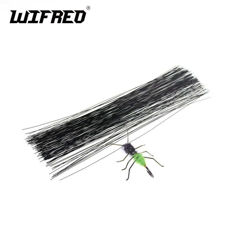 

Wifreo 1Pack/2Packs 15cm Fly Tying Plastic Insect Leg Ant Fly Bee Stonefly Legs Fly Fishing Material Round Rubber Leg Nymph Legs