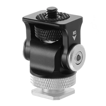 

Magic Arm Ballhead Hot Shoe 1/4" Screw Mount Adjustable Adapter for Canon Nikon Sony Photography Light