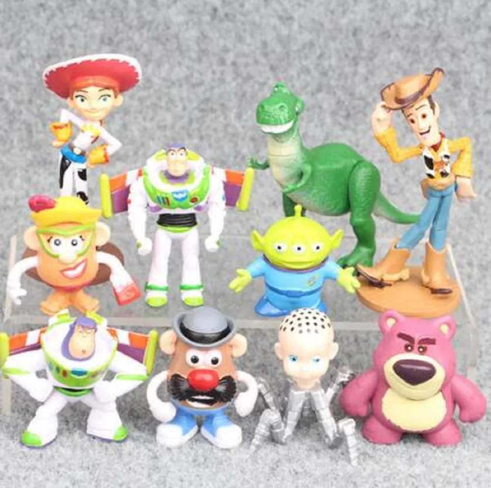 Toy Story Figure Toy Woody Buzz Lightyear Jessie Rex Mr Potato Head