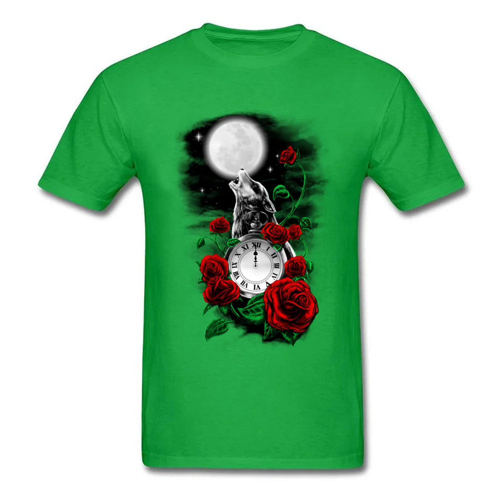 High Quality Men Tops Shirts Midnight Howl Casual T-shirts 100% Cotton Short Sleeve Summer T-shirts O-Neck Drop Shipping Midnight Howl green