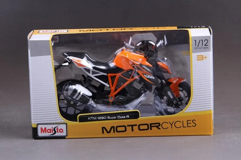 Maisto KTM 1290 Super Duke R мотоциклы 1:12 литой под давлением металлический спортивный велосипед модель игрушки в коробке для детей