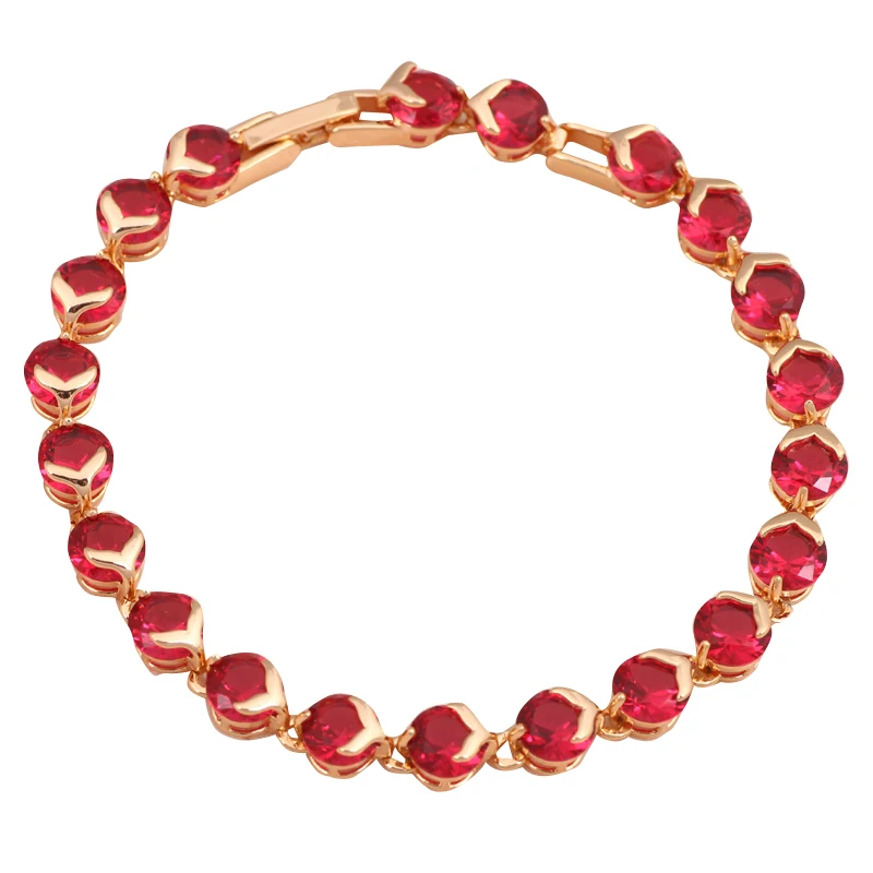 Excellent charm Bracelets for Women Top quality Silver Rose Crystal Wholesale Fashion jewelry