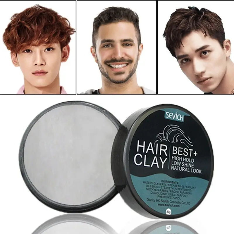 ماتي شمع للشعر الشعر الطين طويلة الأمد الشعر التصميم الطين للرجال قوي تحديد تصفيفة الشعر ماتي الانتهاء صب كريم Sevich العلامة التجارية