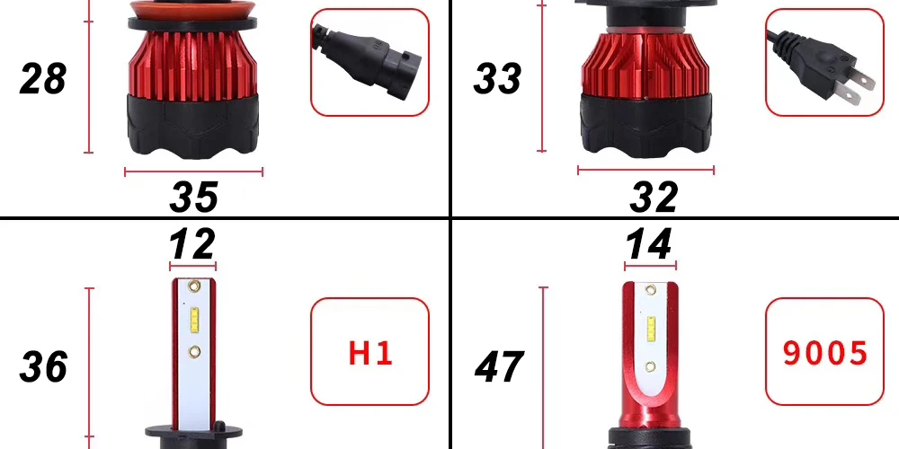 Тип СВЕТОДИОДА направленного света CNSUNNYLIGHT-K5 светодиодный H7 H11 H8 H1 ZES автомобиля лампы для передних фар 9005 9006 H13 и противотуманных фар с возможностью креативного S2 COB Автомобильные светодиодные лампы