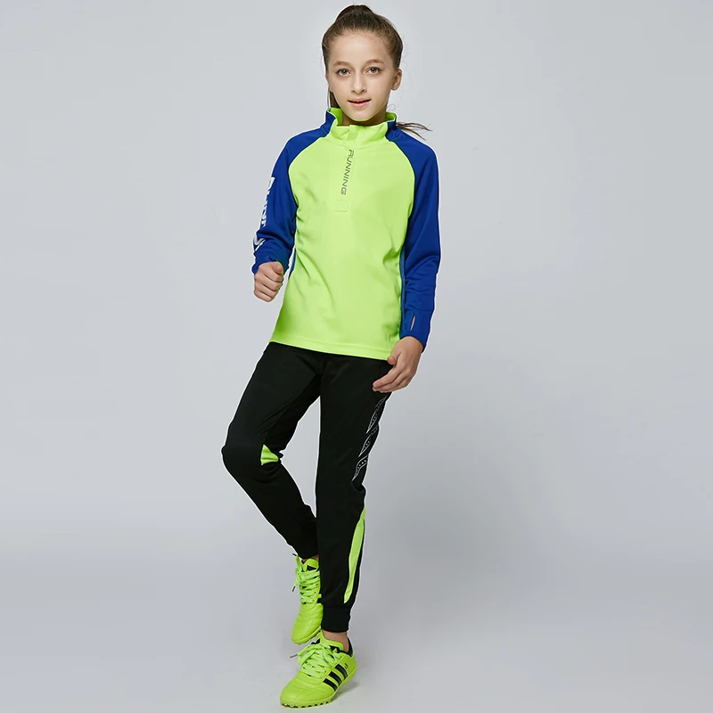 

Football Jerseys 2018 2019 Winter Men Women Kids Football Jerseys Sets Blank Soccer Jerseys Running Training Tracksuits Uniforms