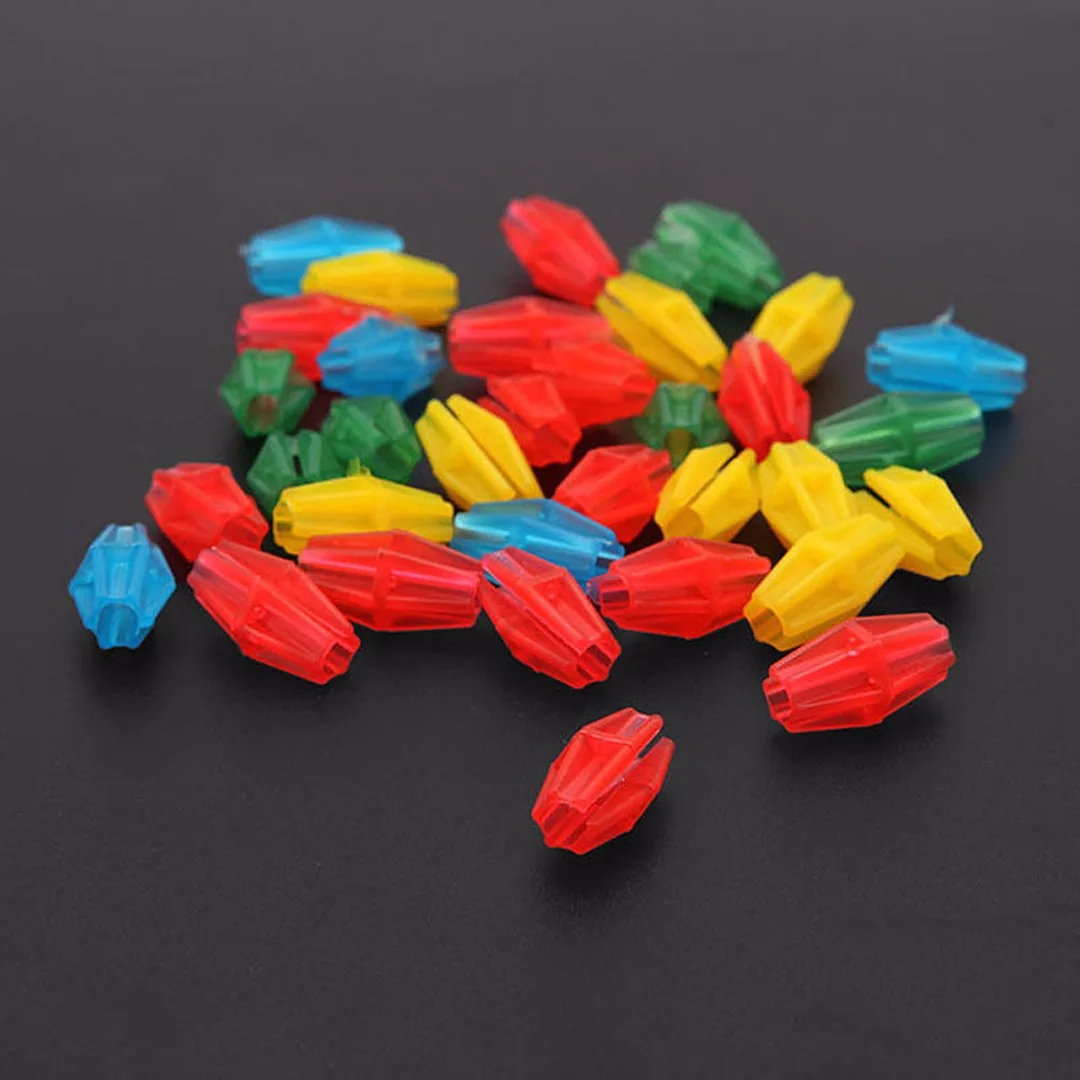 New Arrival Bicycle Spoke Beads Bicycle Wheel Plastic Multi Colored Spoke Beads Children Kids Clip Decoration Bicycle Parts