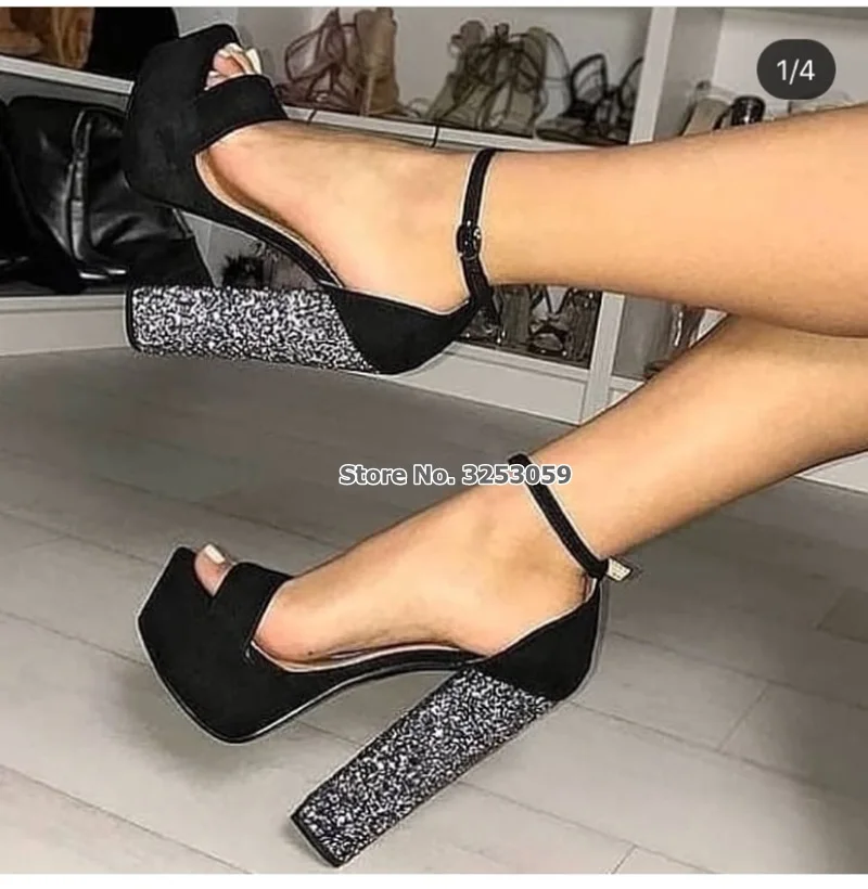 platform wedding shoes chunky heel