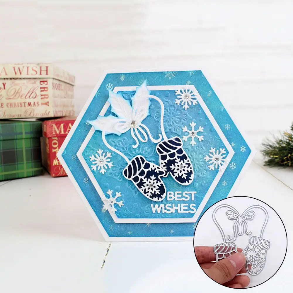 

Gloves Die Cuts Metal Die Cutting Die In Scrapbooking Embossing Folder Suit For Cutting Machine Making DIY Crafts