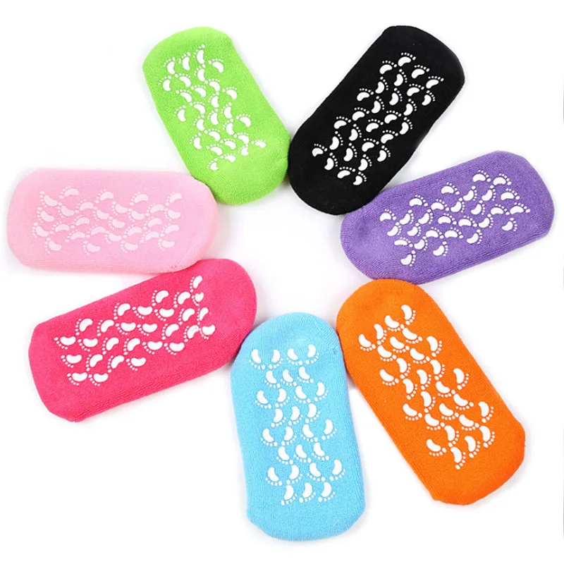 1 par exfoliante máscara de pie calcetín SPA Gel hidratante pies cuidado SPA Gel calcetines HS11