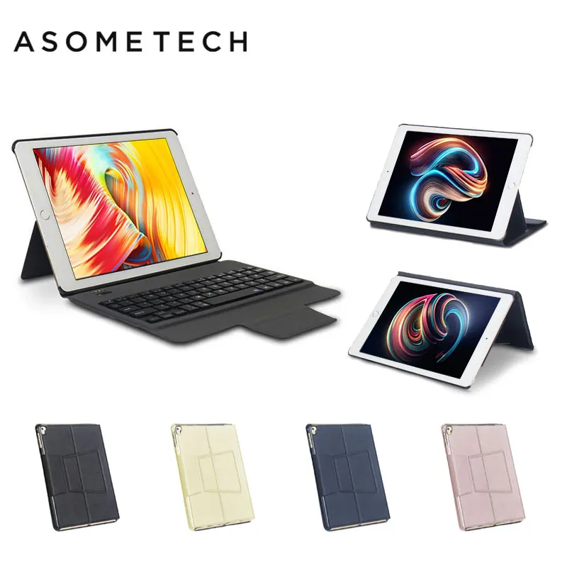 Ультра тонкий беспроводной чехол с Bluetooth клавиатурой для ipad 2018 откидная