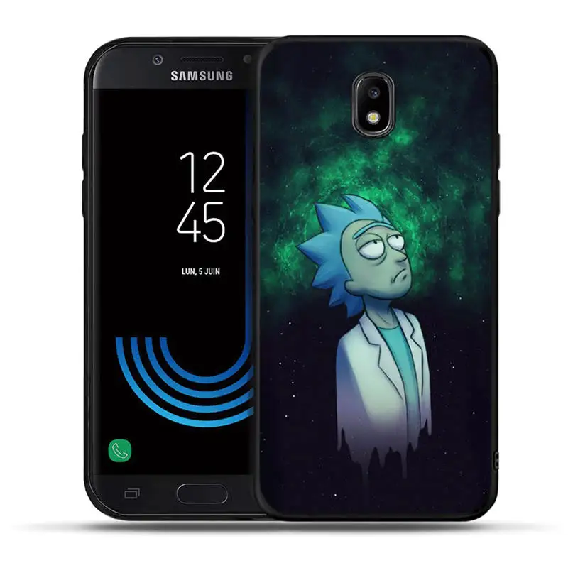 Забавный чехол Rick and Morty из аниме ТПУ для Samsung Galaxy J3 J5 J7 J2 Prime G530 j4 J6 Plus силиконовый чехол