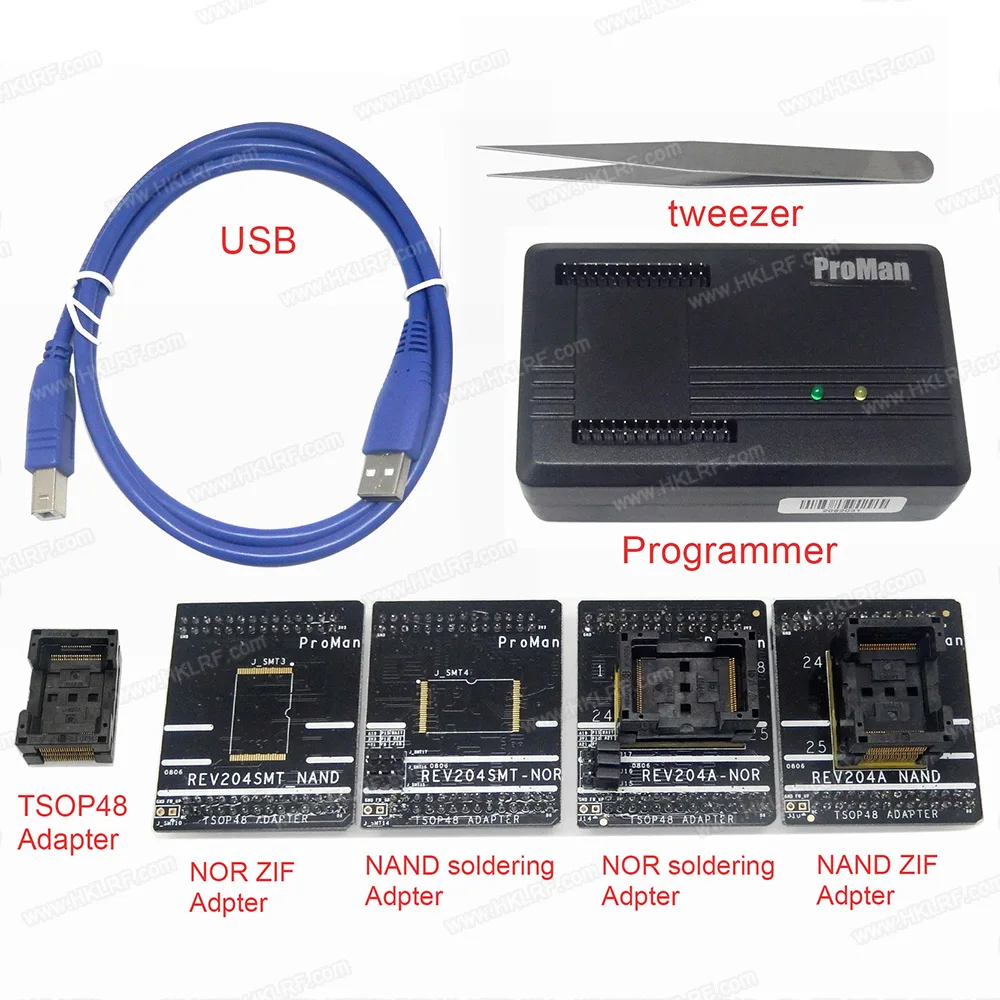 ProMan профессиональное Программирование NAND Flash Repair Tool копия NAND NOR TSOP48 адаптер TL86 PLUS программист высокая скорость программирования