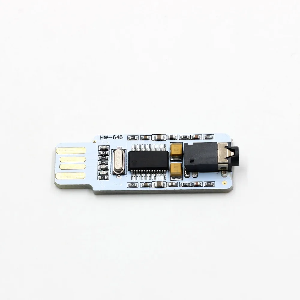 Мини PCM2704 USB Аудио Звуковая карта DAC декодер плата Бесплатный привод для ПК ноутбука