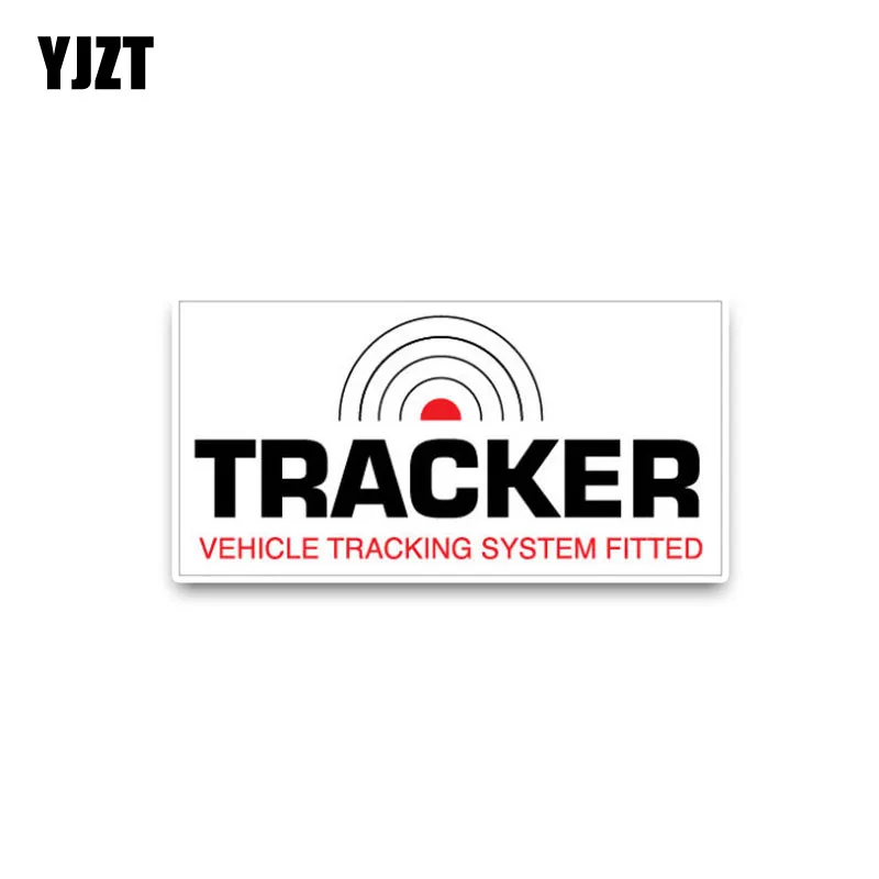 YJZT 11.3*5.8CM Tracker Vehicle Tracking System Fitted Colorful Bold Decals PVC Car Sticker C1-3047 | Автомобили и мотоциклы