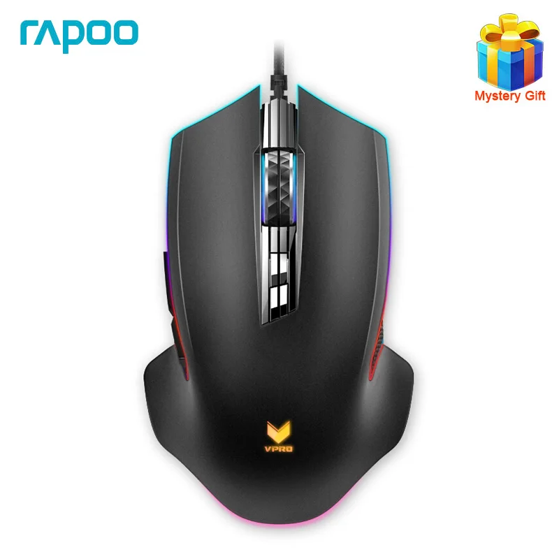 Мышь игровая Проводная Rapoo V20PRO 8000DPI 9 программируемых кнопок|Мыши| |