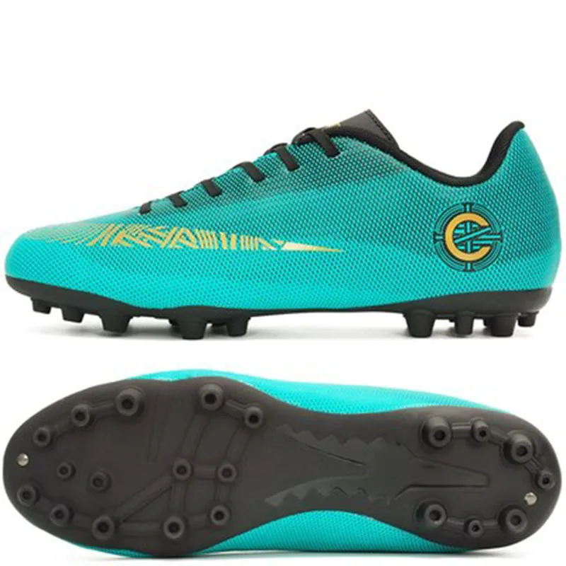 

Top Quality Football Men Sock Boots Pu Leather Mens Soccer Trainers Kids High Ankle Soccer Shoes Designer Brand Spike Shoes