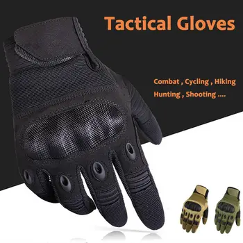 

Outdoor Touch Screen Tactical Gloves Full Finger for Hiking Riding Cycling Military Men's Gloves Armor Protection Shell Gloves