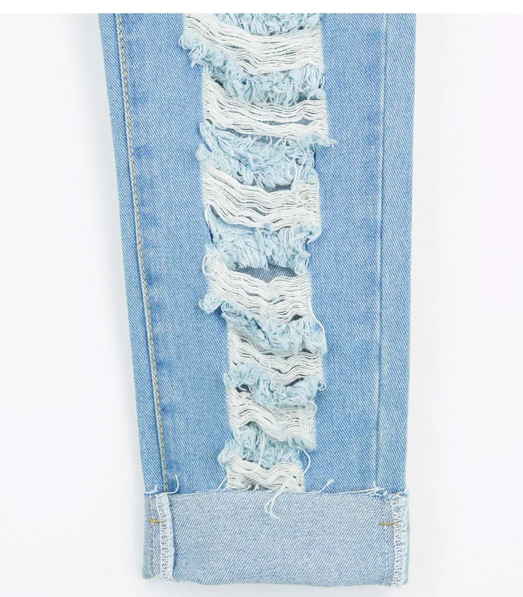 ZAWFL высококачественные Узкие рваные джинсы для женщин узкие брюки повседневные брюки для дам синие джинсовые со средней талией джинсы-карандаш
