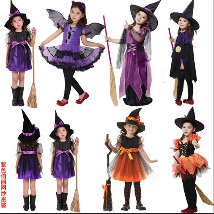 

halloween costume for kids vampire witch princess carnival costume kids girl children child kid witch fancy dress costume girls