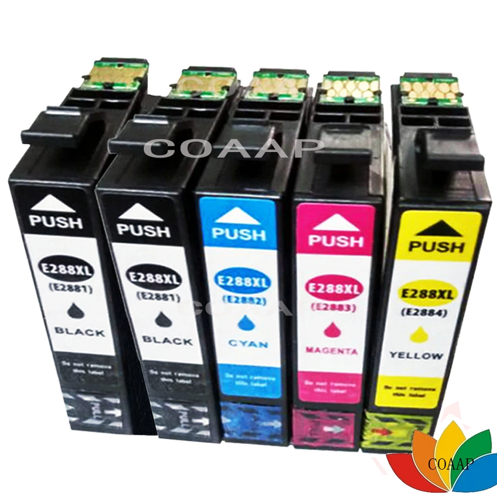 

5 Pack T2881 - T2884 288XL ink cartridge for Expression Home XP430 XP330 XP434 XP440 Printer