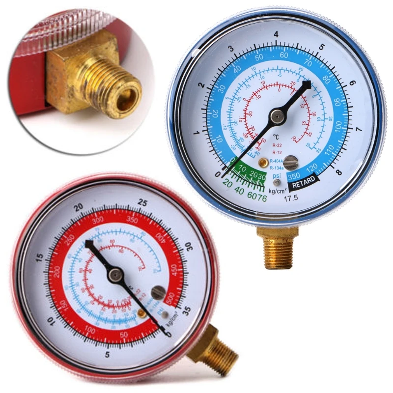 New Air Conditioner R404 R134A R22 Refrigerant Low Pressure Gauge PSI