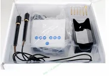 Electric Thin Waxer Carving knife Machine Double Pen 6 Wax Tip Pot Dental Lab
