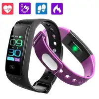 GIMTO สมาร์ทนาฬิกาผู้ชายผู้หญิง Heart Rate Fitness Tracker สร้อยข้อมือสมาร์ทวัดความดันโลหิต Pedometer กันน้ำ