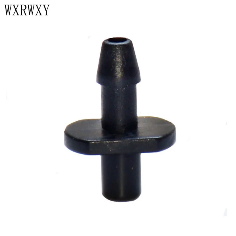 Wxrwxy с колючей 3/5 соединитель прямой со стрелой адаптер для капельного орошения 1/" фитинги для капельного орошения дриппер излучатель аксессуары 100 шт - Цвет: Черный