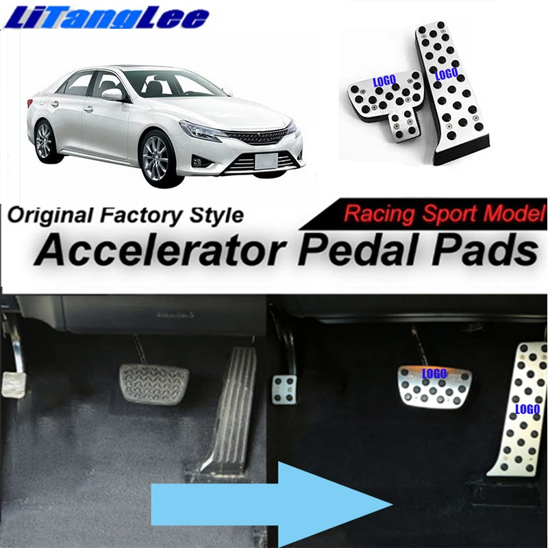 LitangLee Car Accelerator Pedal Pad Cover Foot Throttle Cover Sport