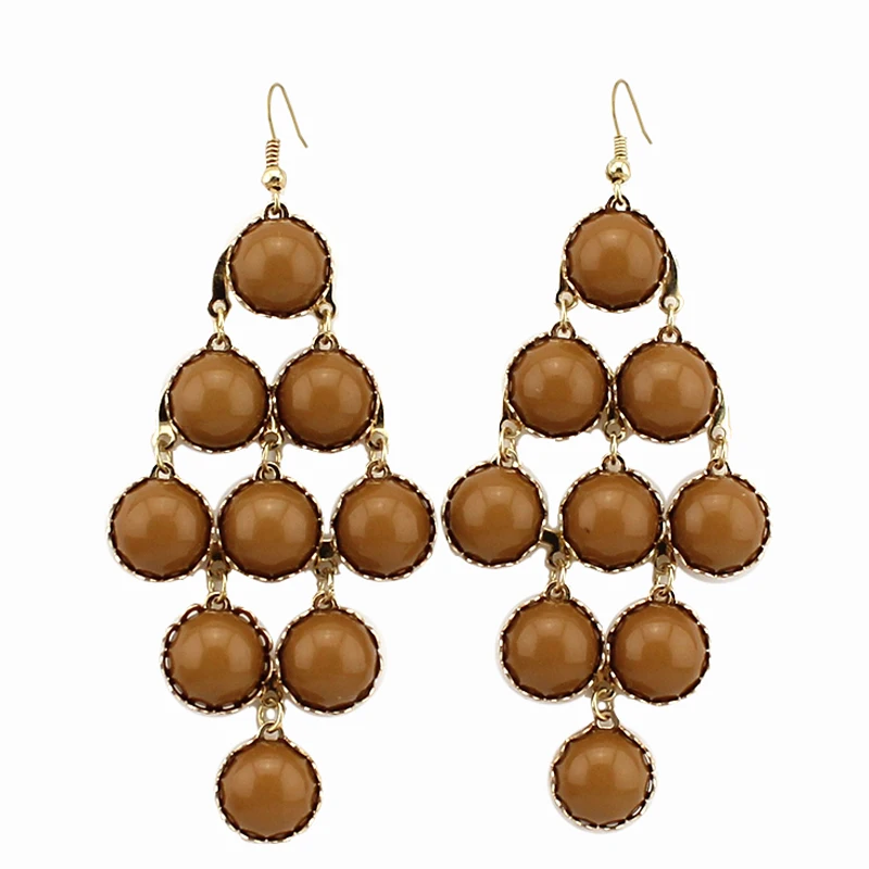 Trusta 2017 New Fashion Jewelry Dangle Rusty Brown Patche Earring ZC13 Gift For Girls Lady | Украшения и аксессуары