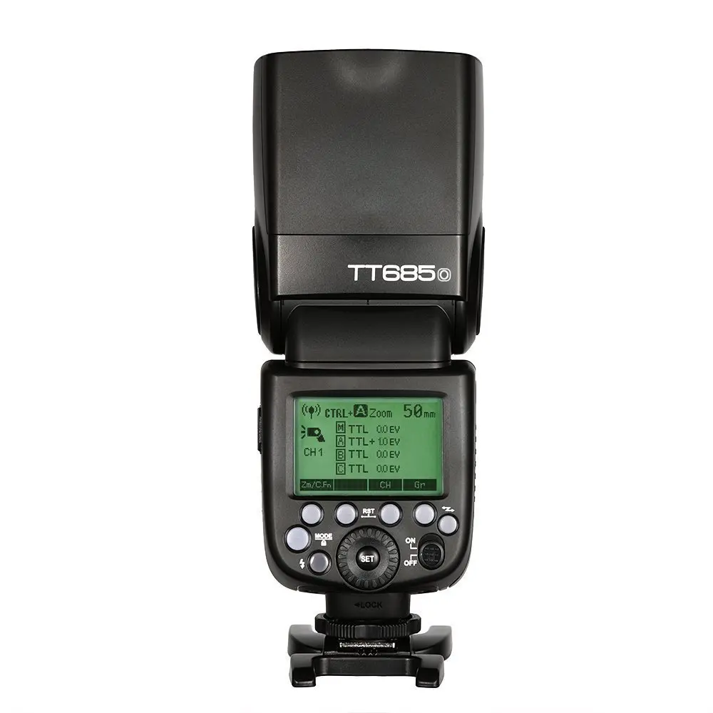 Godox TT685O 2,4G Вспышка для фотокамер Speedlite HSS 1/8000s TTL вспышка для камеры+ Bowens кронштейн для цифровой камеры Olympus E-M10II/E-M5II/E-M1/E-PL8/E-PL7/E-PL6/E-PL5/E-P5E-P3