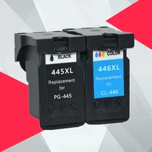 Совместимость PG-445XL PG445 pg-445 CL-446 XL Заправляемый картридж Замена для Canon PG 445 CL 446 PIXMA MX494 MG2440 MG2540