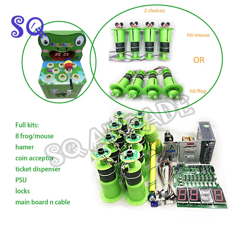 

DIY arcade kit for Hitting hamster frog double play hamster kids coin operated game machine