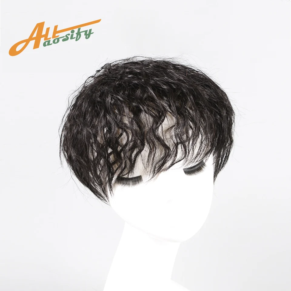 Allaosify Топпер шиньон для женщин вьющиеся кукурузные бороды натуральные заколки